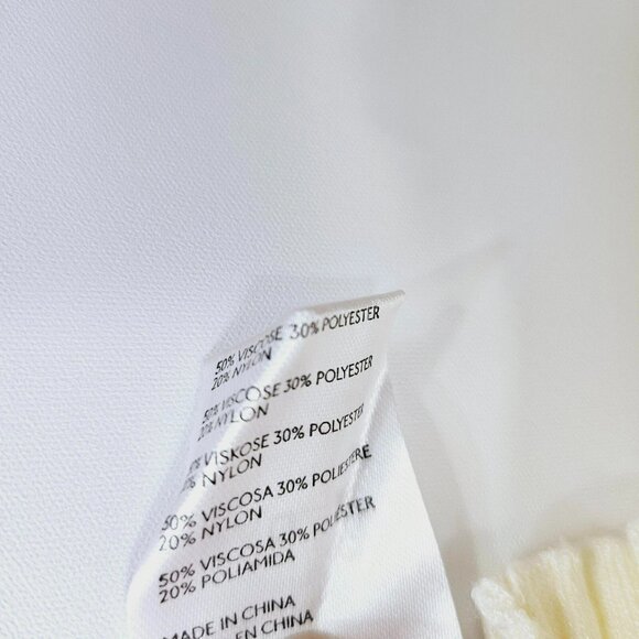 Urban Outfitters - Ribbed Polo Cardigan Top - Cream - Small - Picture 8 of 8